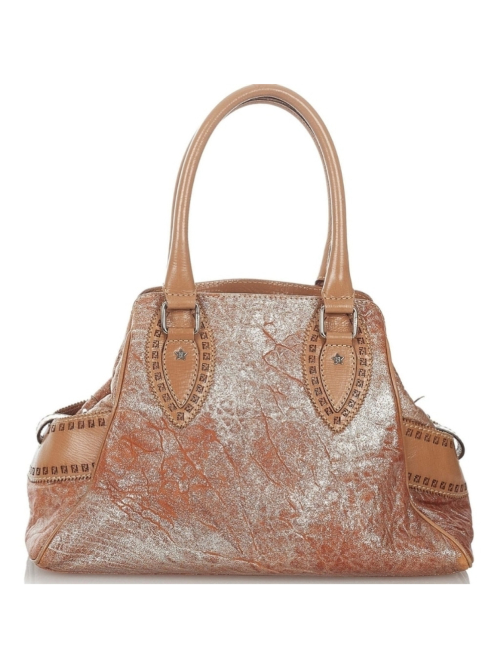 2× HP. Fendi Du Jour Leather Bag